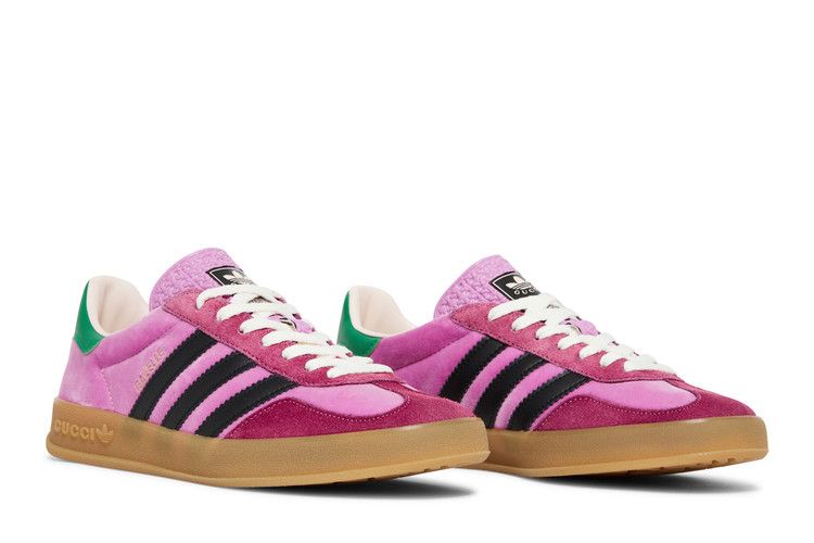 Gucci x adidas Gazelle 'Pink Velvet'
