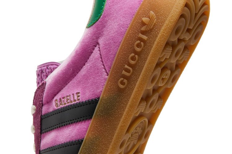 Gucci x adidas Gazelle 'Pink Velvet'