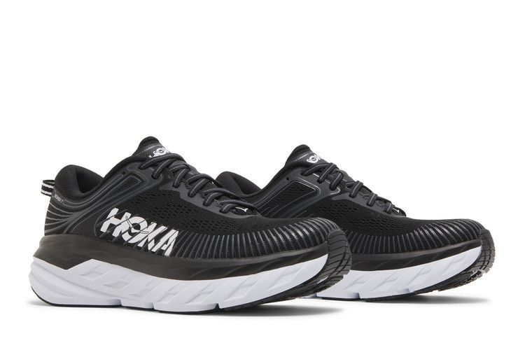 HOKA Wmns Bondi 7 'Black White'