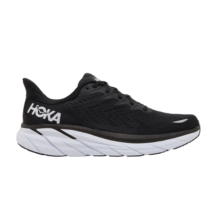 HOKA Clifton 8 'Black White'
