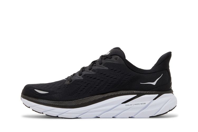 HOKA Clifton 8 'Black White'