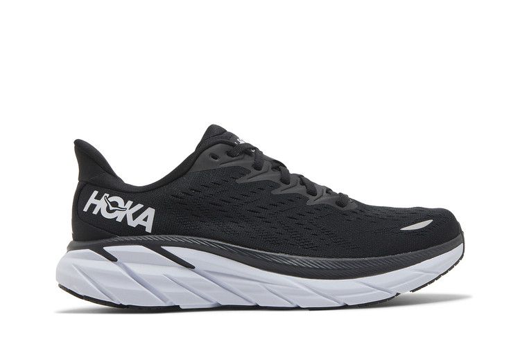 HOKA Wmns Clifton 8 'Black White'