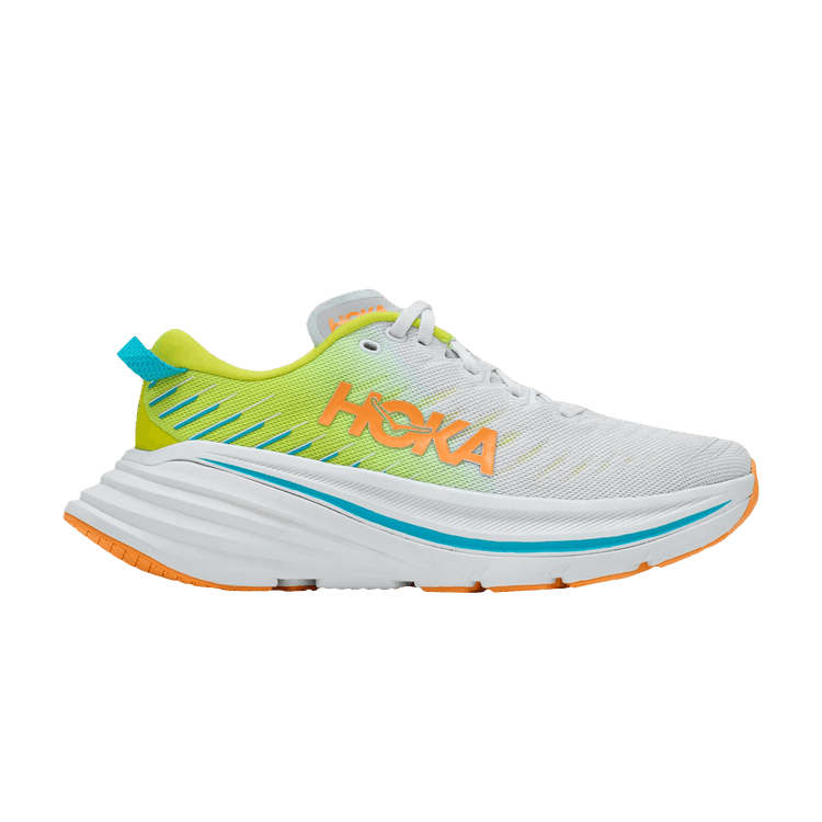 HOKA Bondi X 'White Evening Primrose'