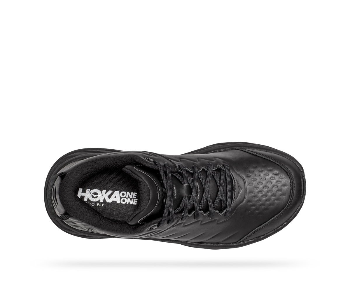 HOKA Men's Bondi SR - BLACK / BLACK (Wide)