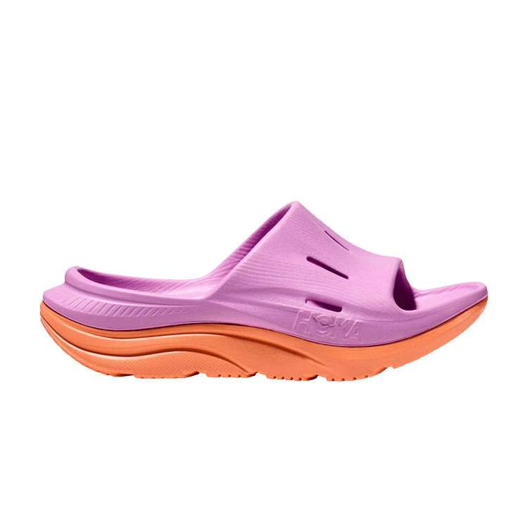 HOKA Ora Recovery Slide 3 Kids 'Cyclamen Mock Orange'