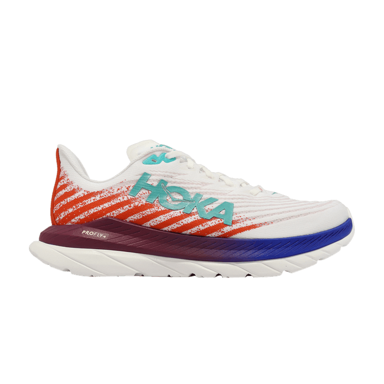 HOKA Wmns Mach 5 Wide 'White Fire Red'
