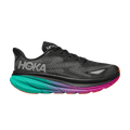 HOKA Clifton 9 GORE-TEX 'Black Electric Aqua' — Black/Electric Aqua (1141470 BCQ)