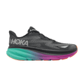 HOKA Clifton 9 GORE-TEX 'Black Electric Aqua' — Black/Electric Aqua (1141470 FBCQ)
