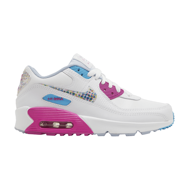 Nike Air Max 90 Leather SE GS 'Bright Colors!'
