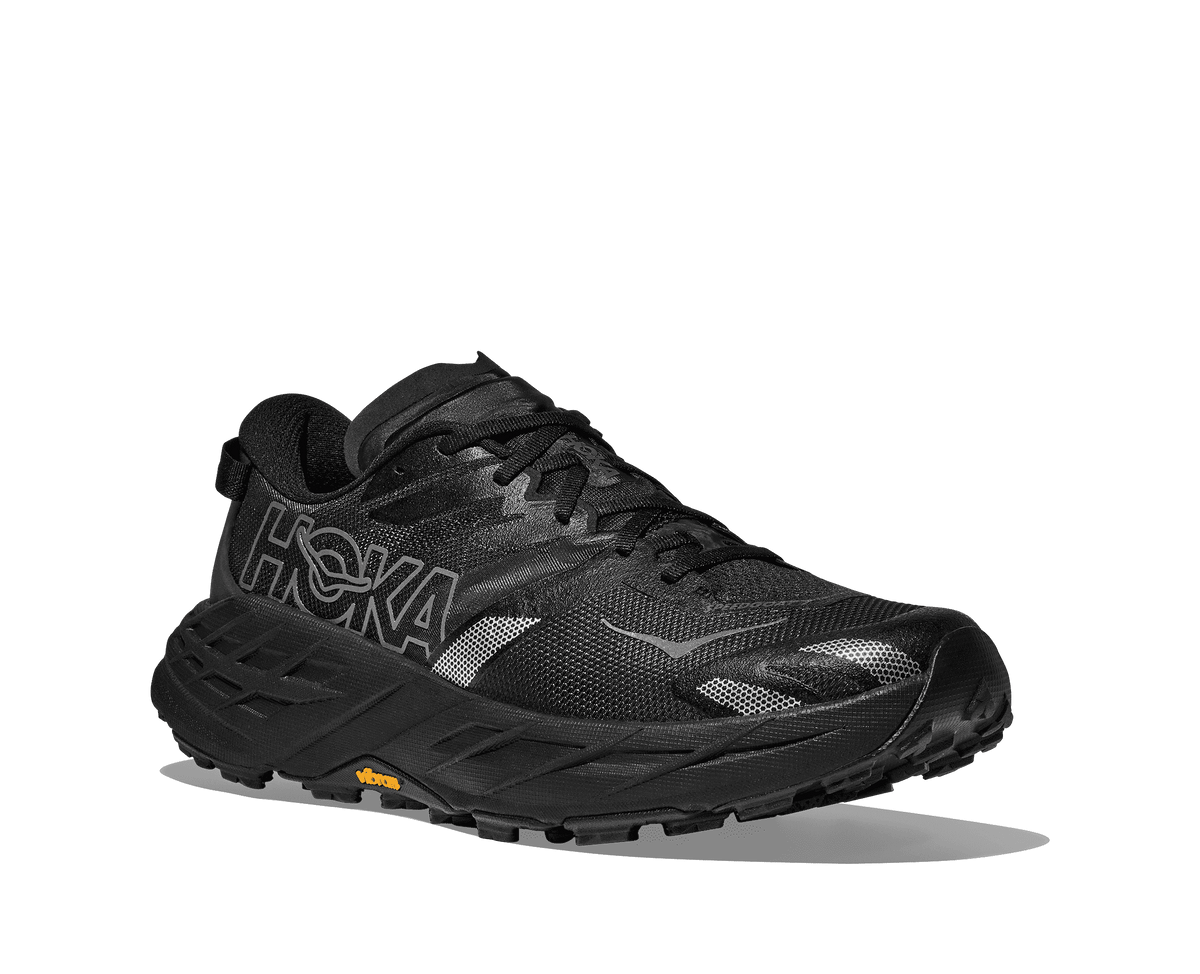 HOKA Men's Speedgoat 7 - BLACK / OUTER ORBIT (Wide)