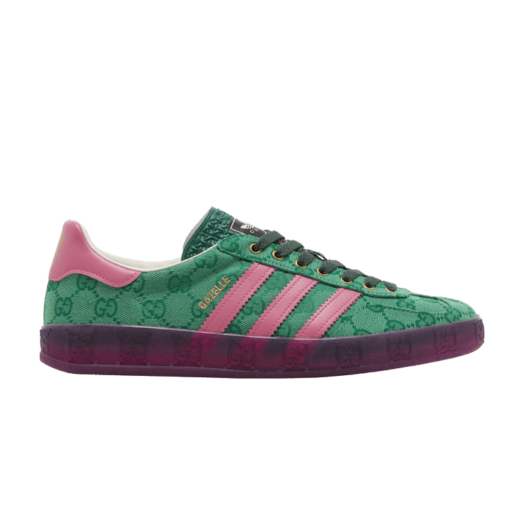 Gucci x adidas Wmns Gazelle 'Green GG Monogram'