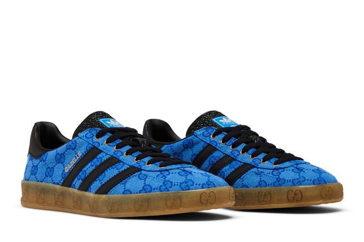 Gucci x adidas Gazelle 'Blue GG Monogram'