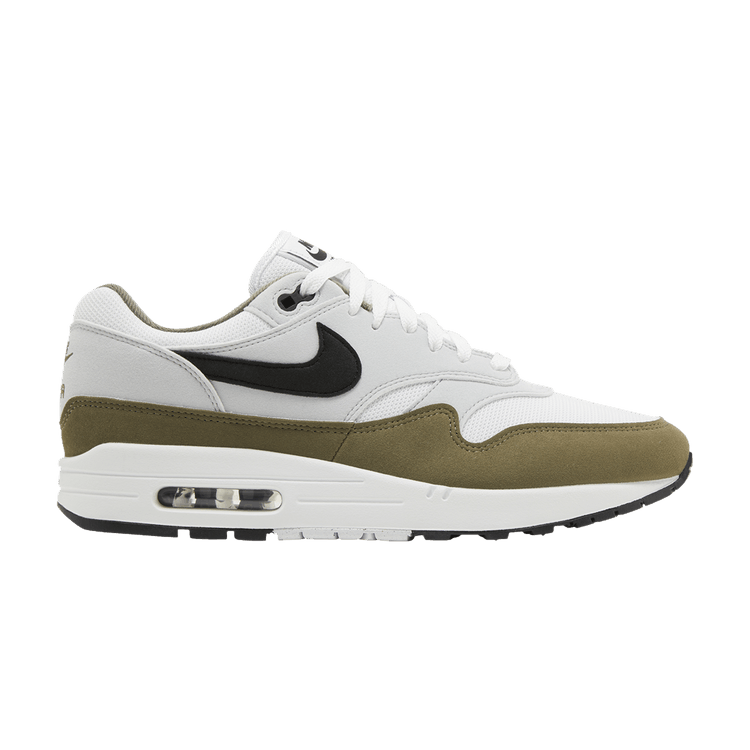 Nike Air Max 1 'Medium Olive' — White/Black/Pure Platinum/Medium Olive