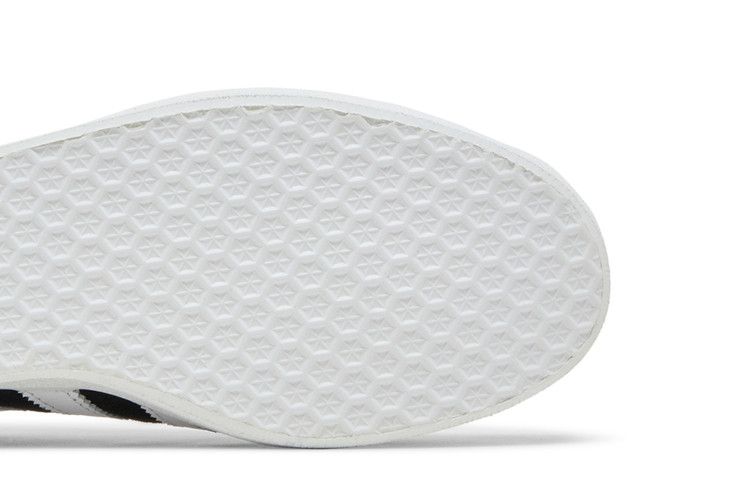 adidas Gazelle 85 'Black White' — Core Black/Cloud White/Gold Metallic (IE2166)