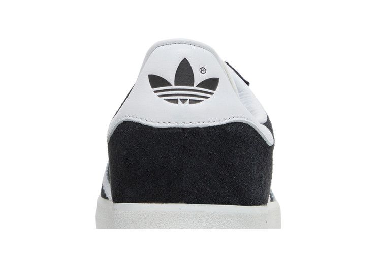 adidas Gazelle 85 'Black White' — Core Black/Cloud White/Gold Metallic (IE2166)