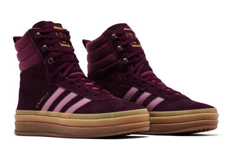 adidas Wmns Gazelle Boot 'Maroon Gum'