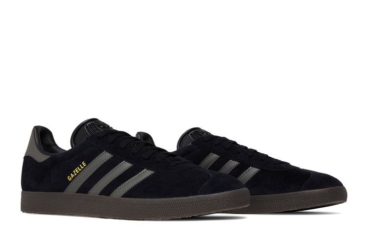 adidas Gazelle 'Black Gold Metallic Gum'