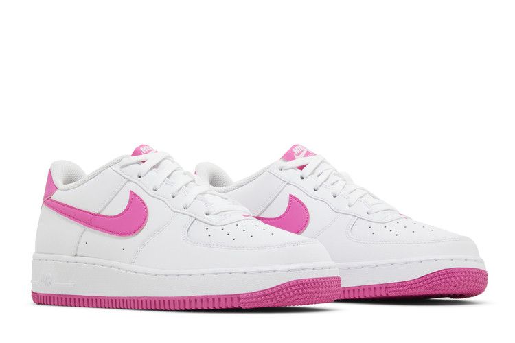 Nike Air Force 1 GS 'White Laser Fuchsia'