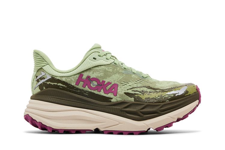HOKA Wmns Stinson 7 'Seed Green Beet Root'