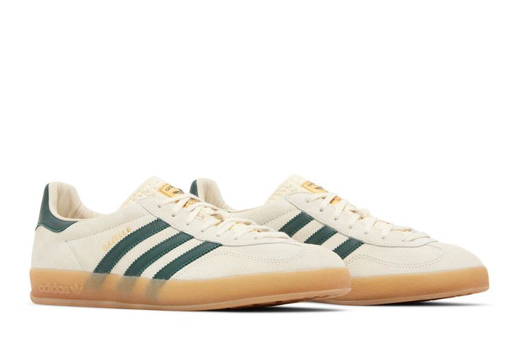 adidas Men's Gazelle Indoor 'Cream White Green Gum'