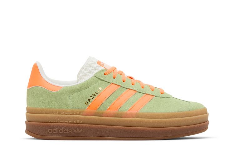 adidas Wmns Gazelle Bold 'Green Spark Screaming Orange'