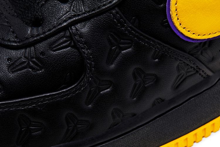 Kobe Bryant x Nike Air Force 1 Low 'Lakers Away' Numbered