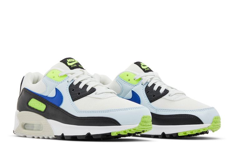Nike Wmns Air Max 90 'White Blue Tint Volt'