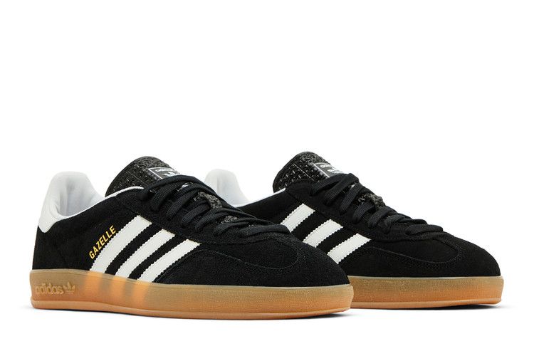 adidas Gazelle Indoor 'Black White Gum' — Core Black/Cloud White/Gum
