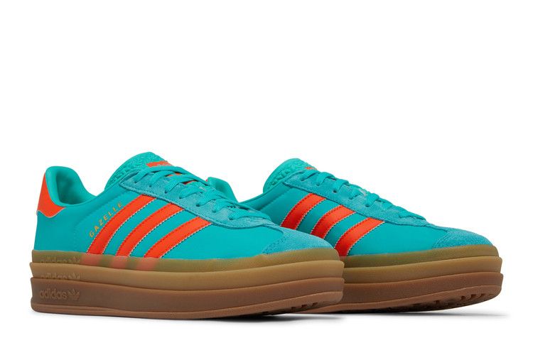 adidas Wmns Gazelle Bold 'Mint Rush Impact Orange'