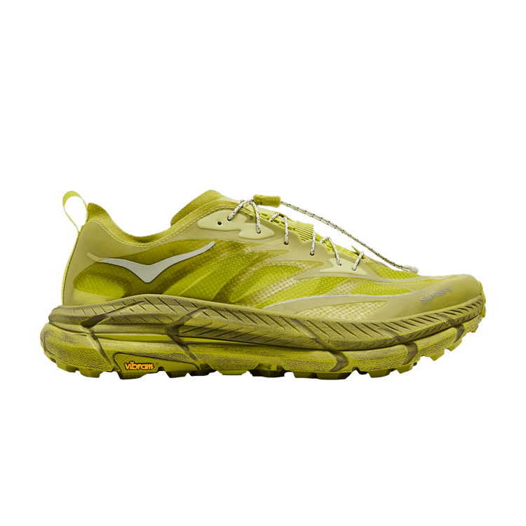 Satisfy x HOKA Mafate Speed 4 Lite 'Sulfur'