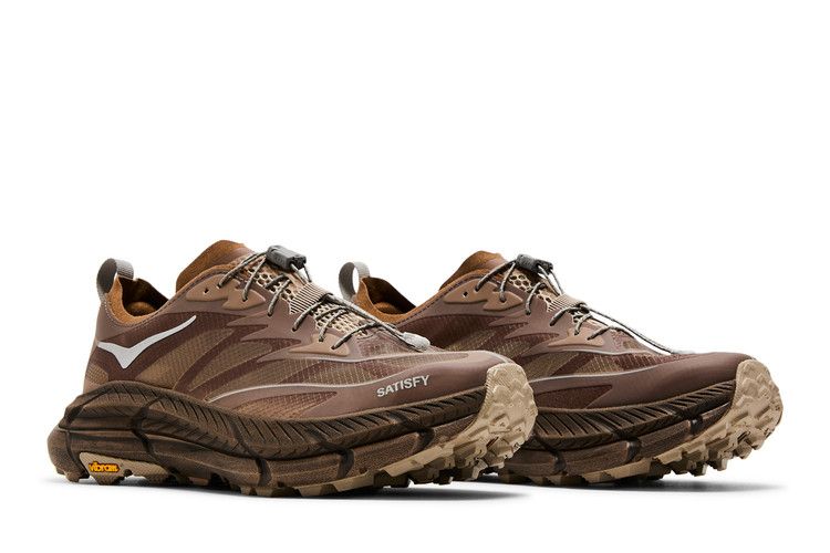 Satisfy x HOKA Mafate Speed 4 Lite 'Rubber'