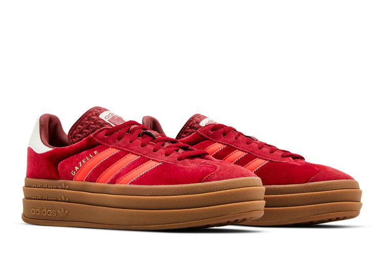 adidas Wmns Gazelle Bold 'Bright Red Velvet'