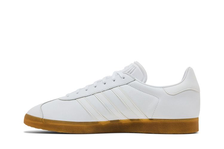 adidas Gazelle 'White Leather Gum'