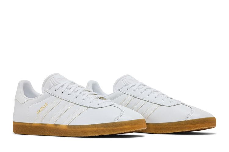 adidas Gazelle 'White Leather Gum'