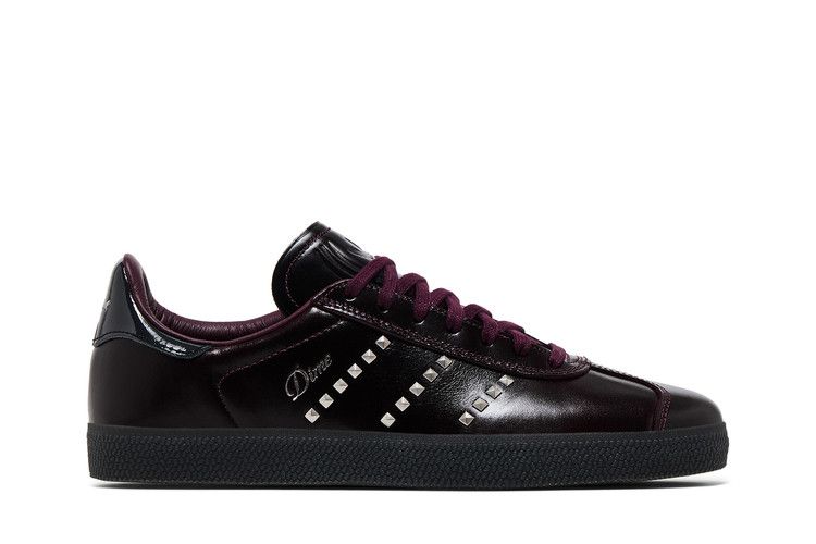 Dime x adidas Gazelle ADV 'Maroon Silver Metallic Studs'
