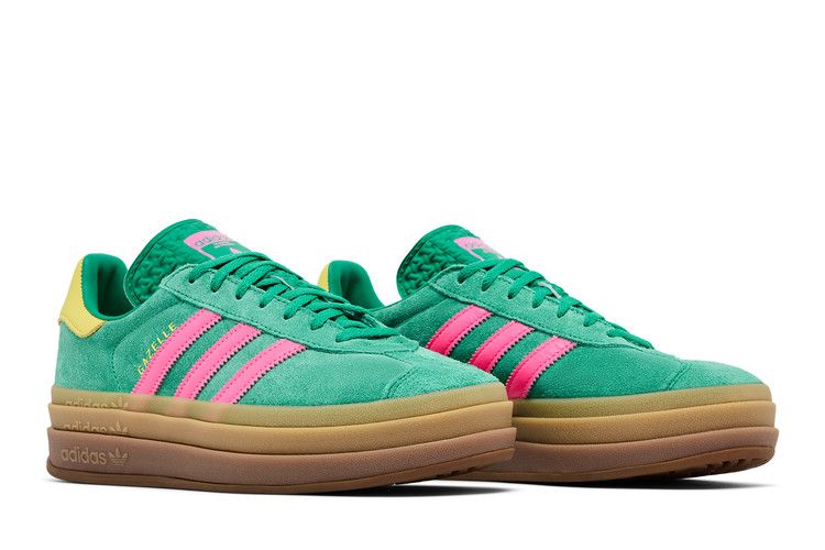 adidas Wmns Gazelle Bold 'Court Green Lucid Pink'