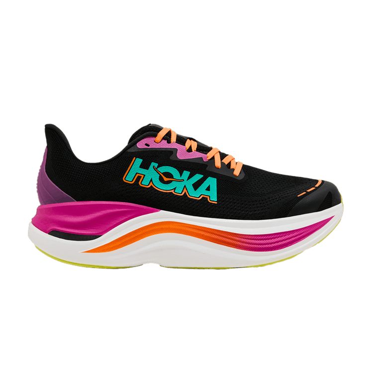 HOKA Skyward X 'Black Electric Aqua'
