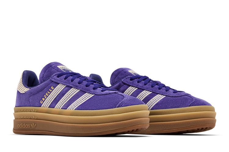adidas Wmns Gazelle Bold 'Crochet Pack - Collegiate Purple'