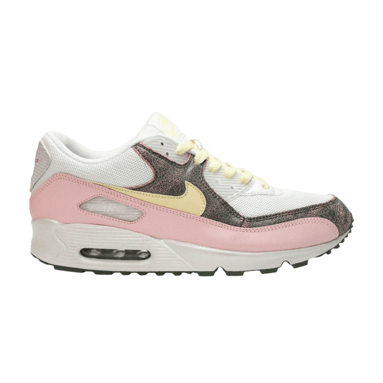 Nike Wmns Air Max 90 'Easter' — Metallic Summit White/Lemon/Urban Haze/Light