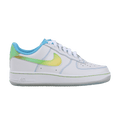 Nike Air Force 1 Low LE GS 'White Pro Cyan Citron'
