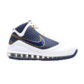 Nike Air Max Lebron 7 GS 'White Midnight Navy'