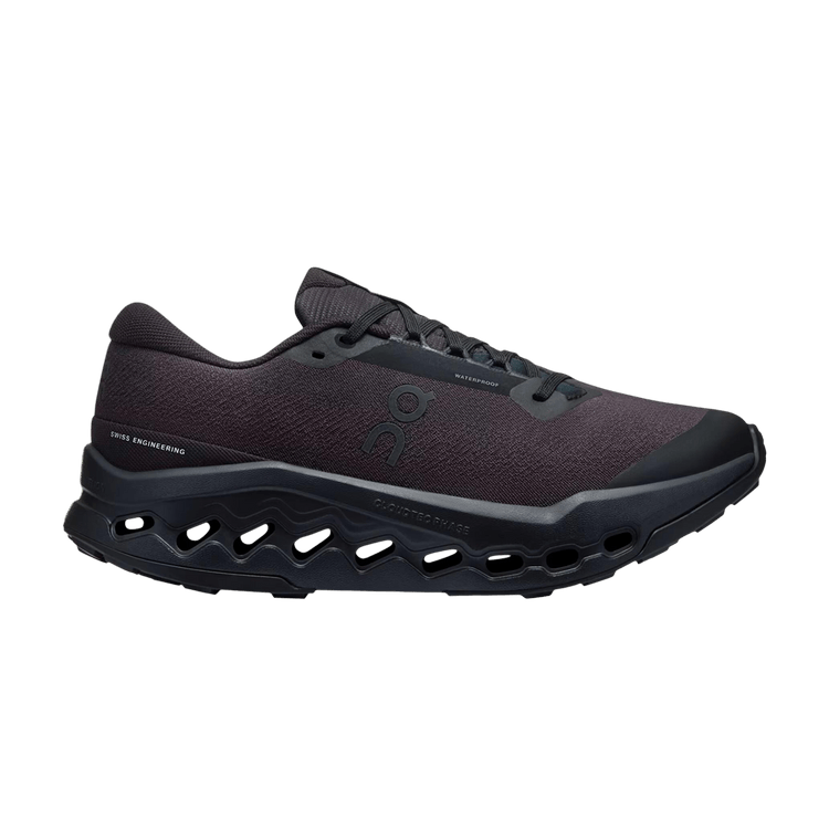 ON Wmns Cloudsurfer Trail 2 Waterproof 'Triple Black'