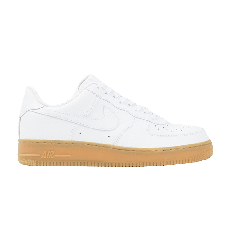 Nike Air Force 1 Low — White/White-Gum Light Brown