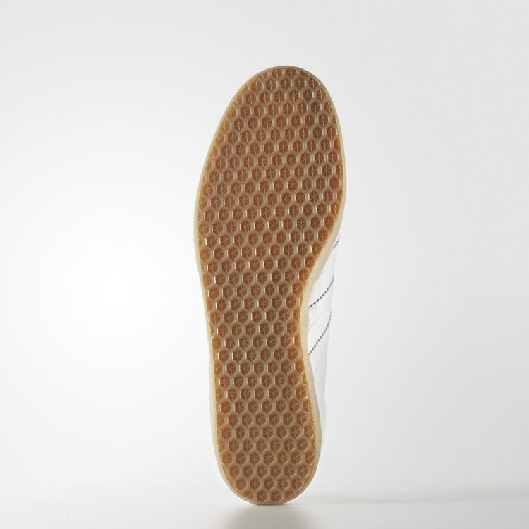 Adidas Gazelle — Footwear White/Footwear White/Gold Metallic