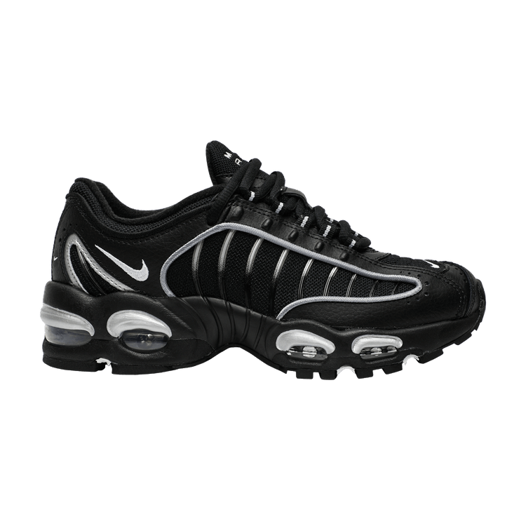 Nike Air Max Tailwind 4 GS 'Black White' — Black/White/Metallic Silver
