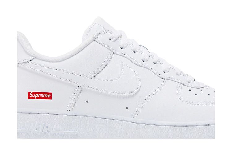 Supreme x Nike Air Force 1 Low 'Box Logo - White'