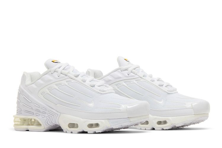 Nike Air Max Plus 3 'Triple White' — White/White/Vast Grey