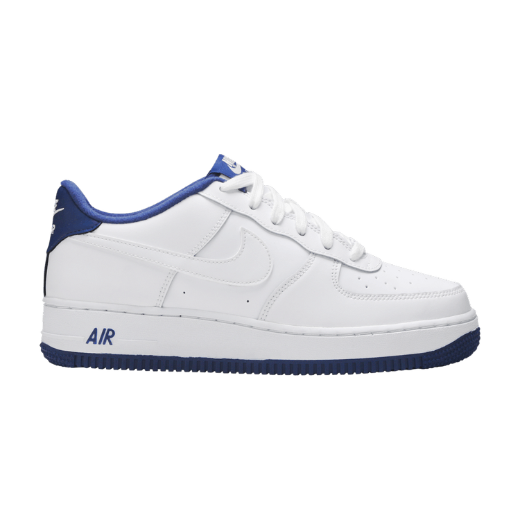 Nike Air Force 1 GS 'White Deep Royal Blue' — White/Deep Royal Blue/White
