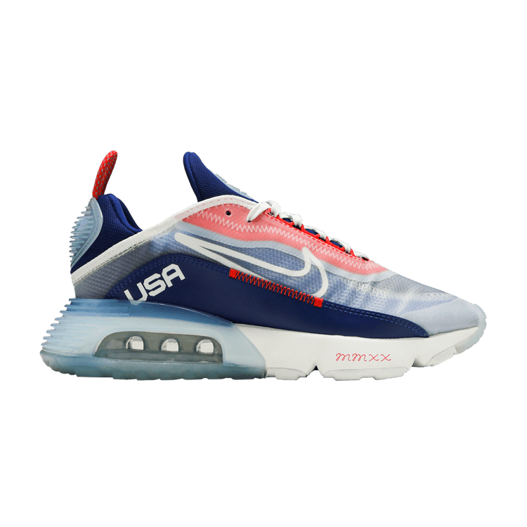 Nike Air Max 2090 'USA' — Sail/Sail/Chile Red