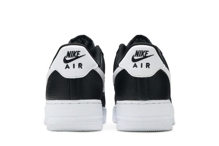 Nike Air Force 1 '07 'Black White Tumbled'